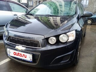 2012 Chevrolet Aveo II, чёрный, 700000 рублей, вид 1