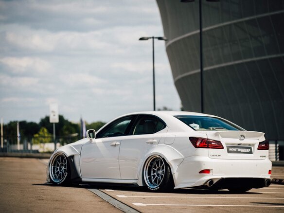 2008 Lexus IS 300 II Рестайлинг, белый - вид 6