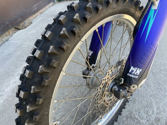 2014 Yamaha YZ450F, синий, 460000 рублей - вид 10