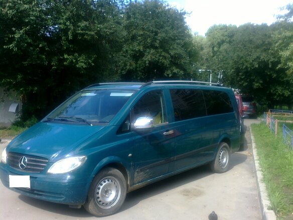 2008 Mercedes-Benz Vito 111 CDI L2 II (W639), зелёный - вид 1