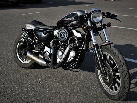 1996 Harley-Davidson Sportster 1200, серый - вид 1
