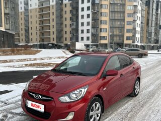 2013 Hyundai Solaris I, красный, 850000 рублей, вид 1