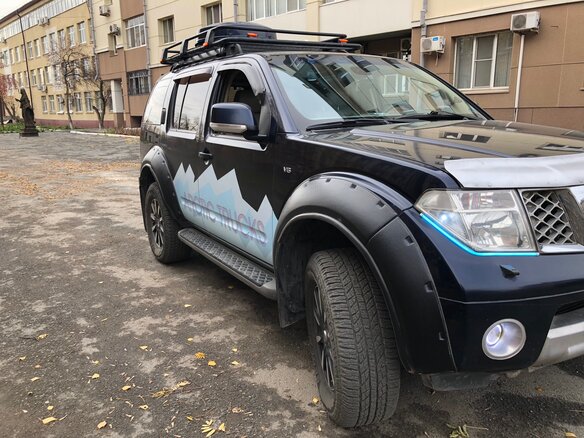 2007 Nissan Pathfinder III, синий - вид 12