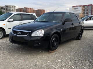 2014 Lada (ВАЗ) Priora I Рестайлинг, чёрный, 640000 рублей, вид 1