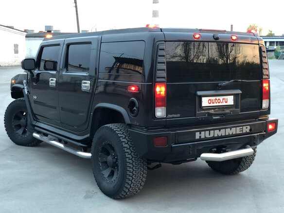 2005 Hummer H2 I, чёрный - вид 6