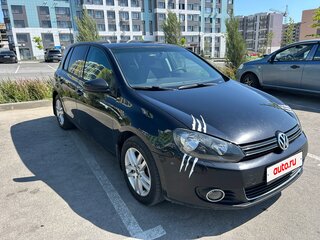 2011 Volkswagen Golf VI, чёрный, 790000 рублей, вид 2