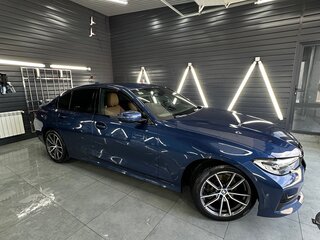 2021 BMW 3 серии 318d VII (G2x), синий, 3700000 рублей, вид 3