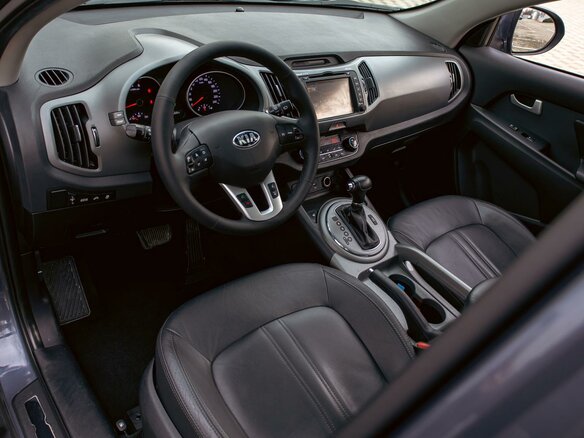 2014 Kia Sportage III Рестайлинг, синий - вид 12