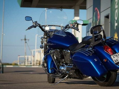 2004 Honda VTX 1800, синий, 790000 рублей, вид 2