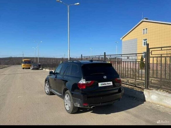 2008 BMW X3 20d I (E83) Рестайлинг, чёрный, 1100000 рублей - вид 3