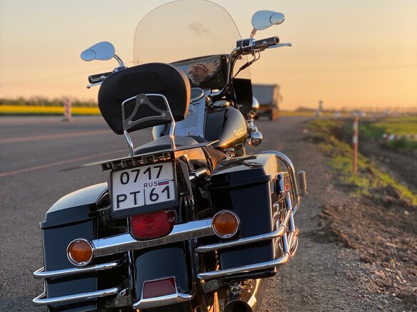 2002 Harley-Davidson Road King, серый, 750000 рублей - вид 17