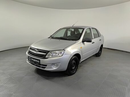 2013 Lada (ВАЗ) Granta I, серебристый, 215000 рублей, вид 1