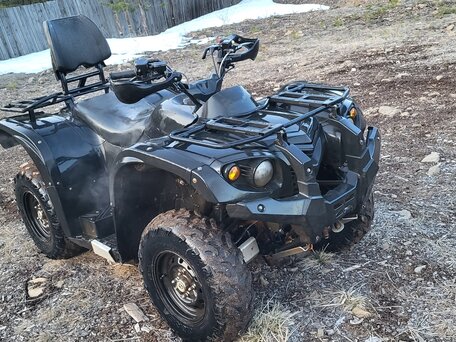 2019 Stels ATV-500YS Leopard, чёрный, 480000 рублей, вид 1