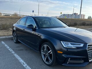 2018 Audi A4 V (B9), синий, 2400000 рублей, вид 2