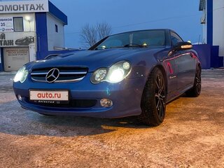 2001 Mercedes-Benz SLK-Класс 230 I (R170) Рестайлинг, синий, 800000 рублей, вид 4