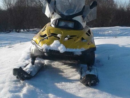 2001 BRP Ski-Doo Skandic 550, жёлтый, 410000 рублей, вид 1