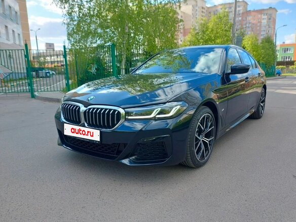 2022 BMW 5 серии 520d xDrive VII (G30/G31/G38) Рестайлинг, чёрный