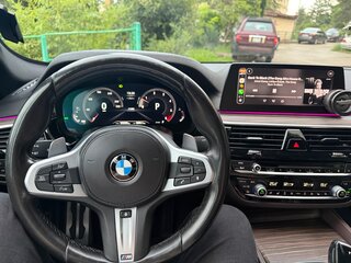 2018 BMW 5 серии 530d xDrive VII (G30/G31/G38), чёрный, 3750000 рублей, вид 5
