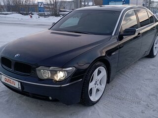 2002 BMW 7 серии 745i IV (E65/E66), чёрный, 1400000 рублей, вид 1