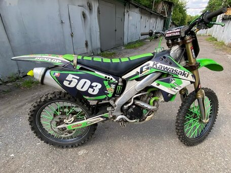 2008 Kawasaki KX 250, зелёный, 330000 рублей, вид 1