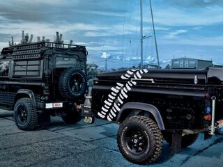 2008 Land Rover Defender 90 I Рестайлинг, чёрный, 4900000 рублей, вид 2