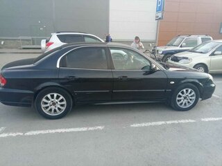 2006 Hyundai Sonata ТагАЗ IV (EF) Рестайлинг, чёрный, 700000 рублей, вид 5