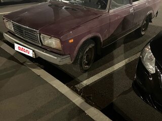 2004 Lada (ВАЗ) 2107, пурпурный, 55000 рублей, вид 1