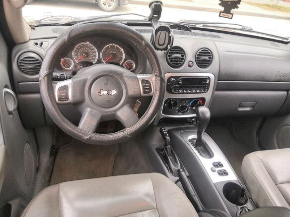 2005 Jeep Cherokee III (KJ) Рестайлинг, чёрный - вид 4