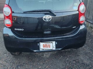 2012 Toyota Passo II (C30), чёрный, 670000 рублей, вид 2
