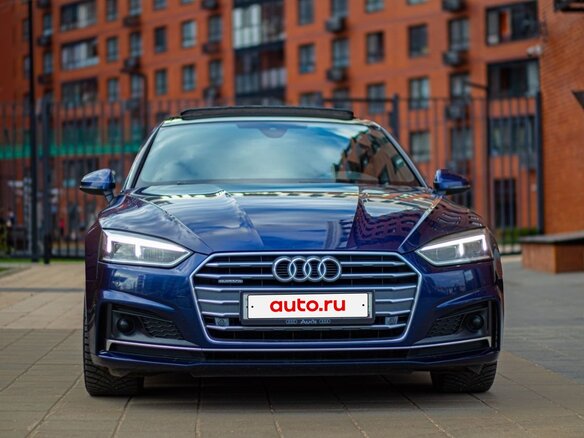 2019 Audi A5 II (F5), синий, 3500000 рублей - вид 1