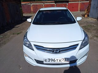 2016 Hyundai Solaris I Рестайлинг, белый, 510000 рублей, вид 1