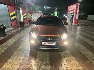 2018 Lada (ВАЗ) Vesta SW Cross I, оранжевый, 1110000 рублей, вид 1
