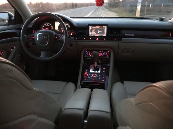 2006 Audi A8 II (D3) Рестайлинг, чёрный - вид 17