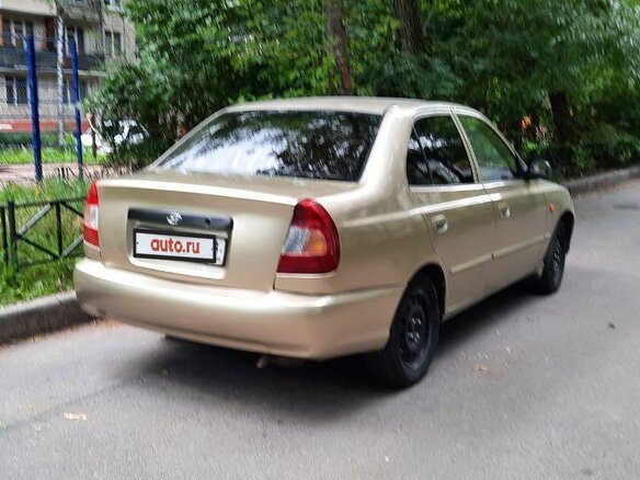 2004 Hyundai Accent ТагАЗ II, бежевый - вид 1