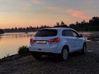 2013 Mitsubishi ASX I Рестайлинг, белый, 1210000 рублей, вид 5