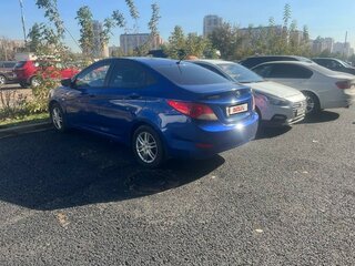 2011 Hyundai Solaris I, синий, 540000 рублей, вид 4