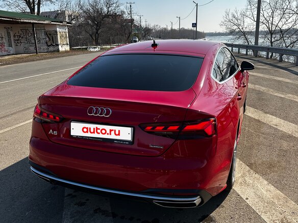 2022 Audi A5 Sportback 45 TFSI II (F5) Рестайлинг, красный, 5890000 рублей - вид 6
