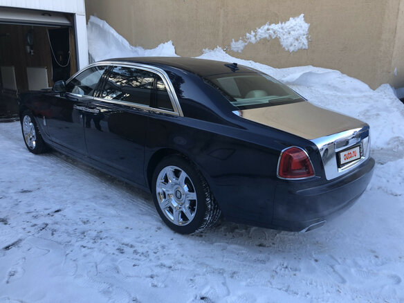2014 Rolls-Royce Ghost Extended I Рестайлинг (Series II), синий - вид 1