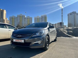 2016 Hyundai Solaris I Рестайлинг, серый, 890000 рублей, вид 3