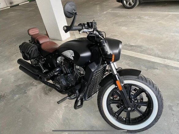 2020 Indian Scout, чёрный, 1500000 рублей - вид 5