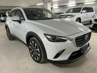 2019 Mazda CX-3 I Рестайлинг, белый, 1695000 рублей, вид 4
