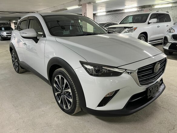 2019 Mazda CX-3 I Рестайлинг, белый, 1695000 рублей - вид 3