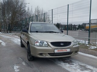 2005 Hyundai Accent ТагАЗ II, бежевый, 398000 рублей, вид 2