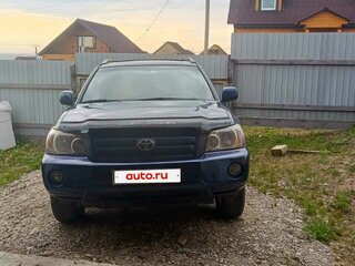 2005 Toyota Highlander I (XU20) Рестайлинг, синий, 1500000 рублей, вид 2