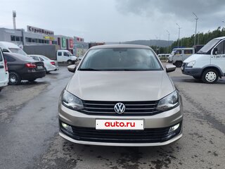 2017 Volkswagen Polo V Рестайлинг, бежевый, 780000 рублей, вид 1
