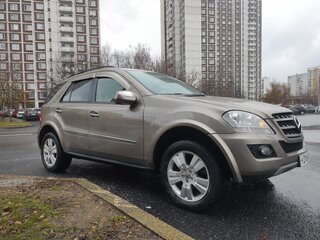 2009 Mercedes-Benz M-Класс 350 II (W164) Рестайлинг, бежевый, 1150000 рублей, вид 3