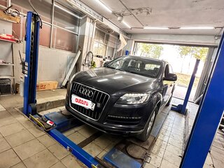 2011 Audi Q7 I (4L) Рестайлинг, чёрный, 1490000 рублей, вид 4