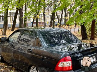 2007 Lada (ВАЗ) Priora I, чёрный, 300000 рублей, вид 5