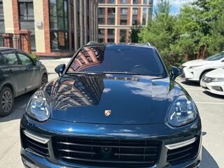 2014 Porsche Cayenne Turbo II Рестайлинг (958), синий, 4850000 рублей, вид 1