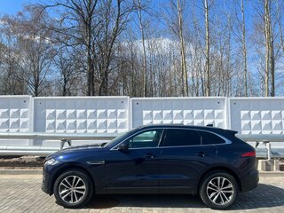 2017 Jaguar F-Pace I, синий, 2500000 рублей, вид 4
